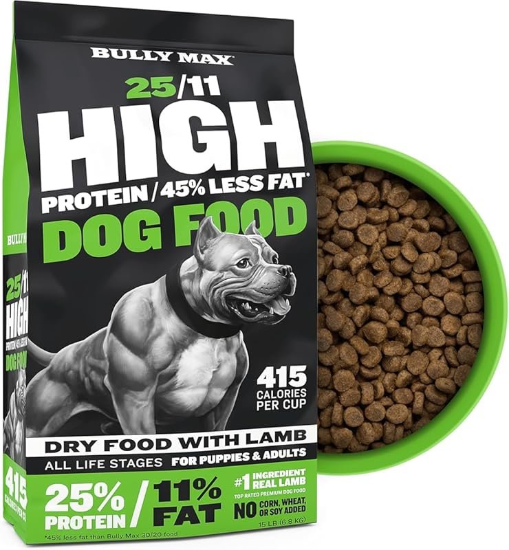 Bully Max High Protein Dog Food and Small Breed Vitamins for Immune an
