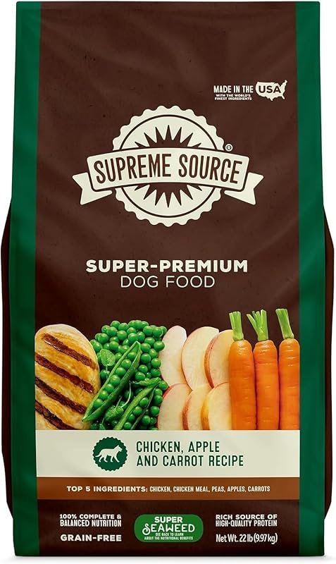 Supreme Source Grain-Free Dry Dog Food with Seaweed, Complete Nutritio