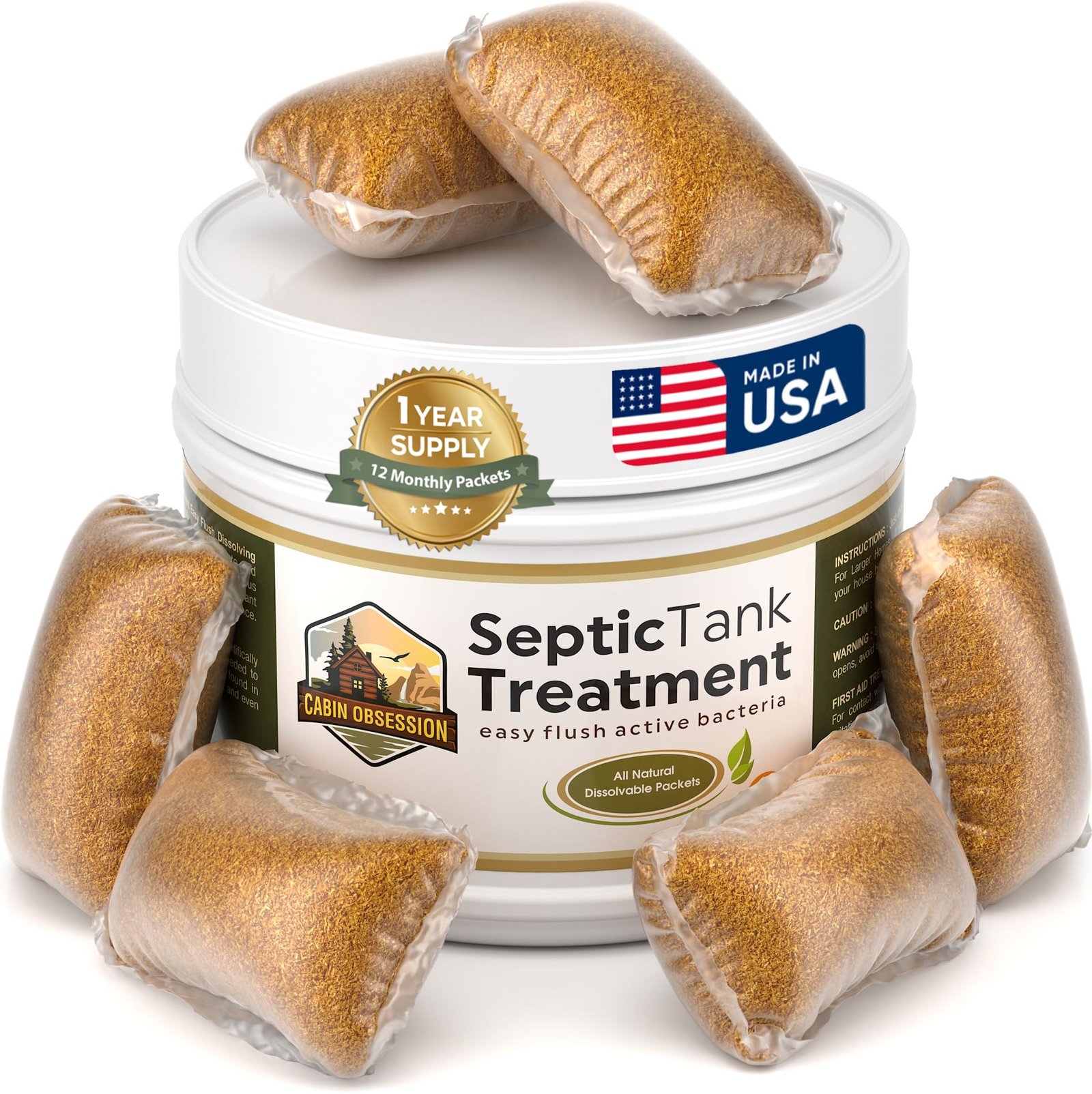 Septic Tank Treatment Review: Best 1-Year Live Bacteria Packets to Prevent Backu