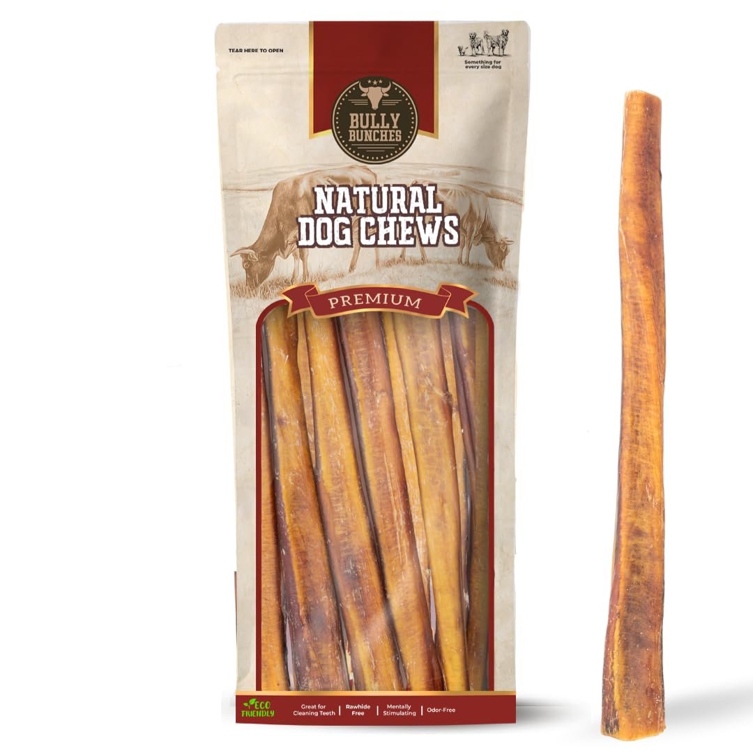 Bully Bunches Premium 12 Inch Jumbo Odor-Free Bully Sticks Review: Best Long Las