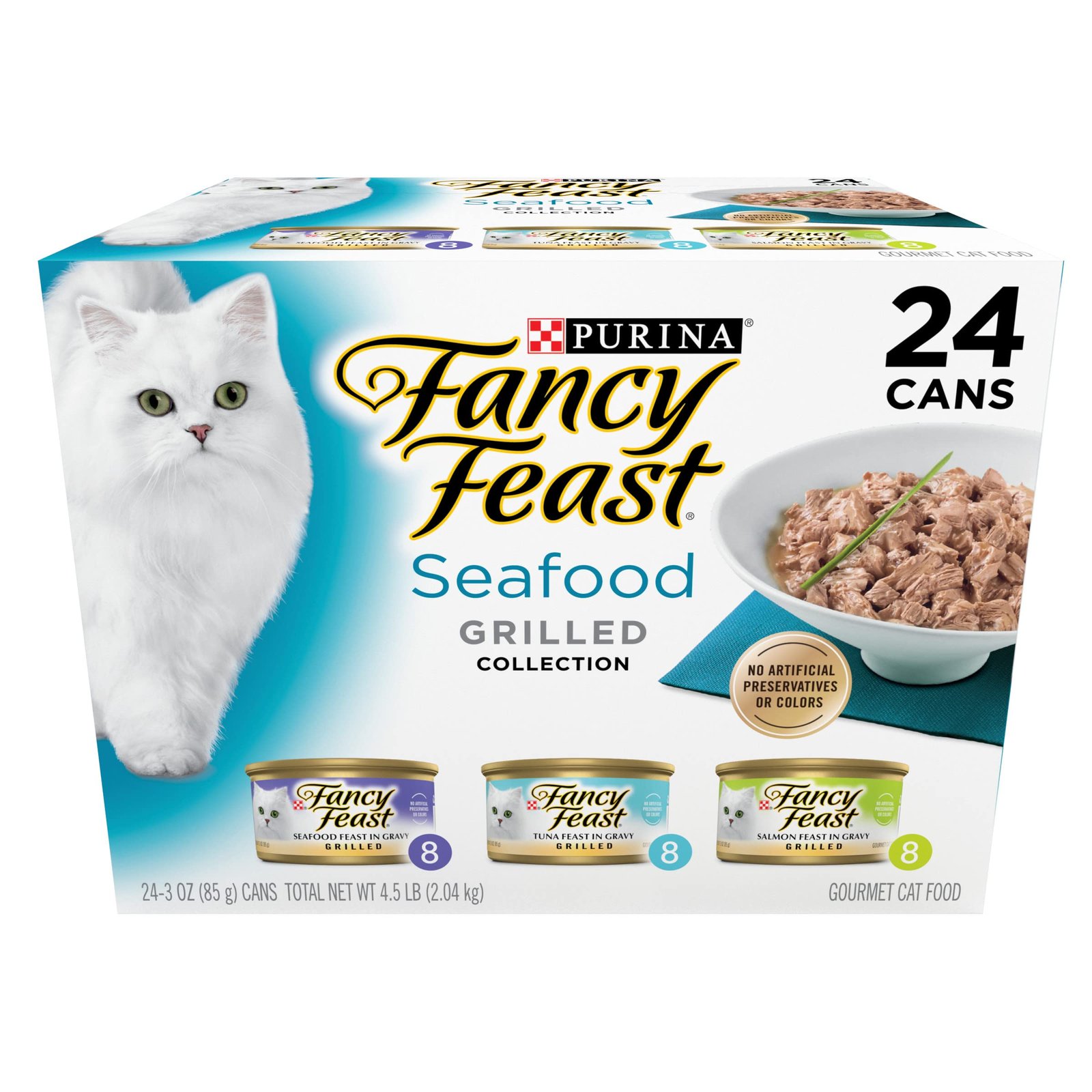 Purina Fancy Feast Grilled Wet Cat Food Review: Top Seafood Variety Pack for Pic