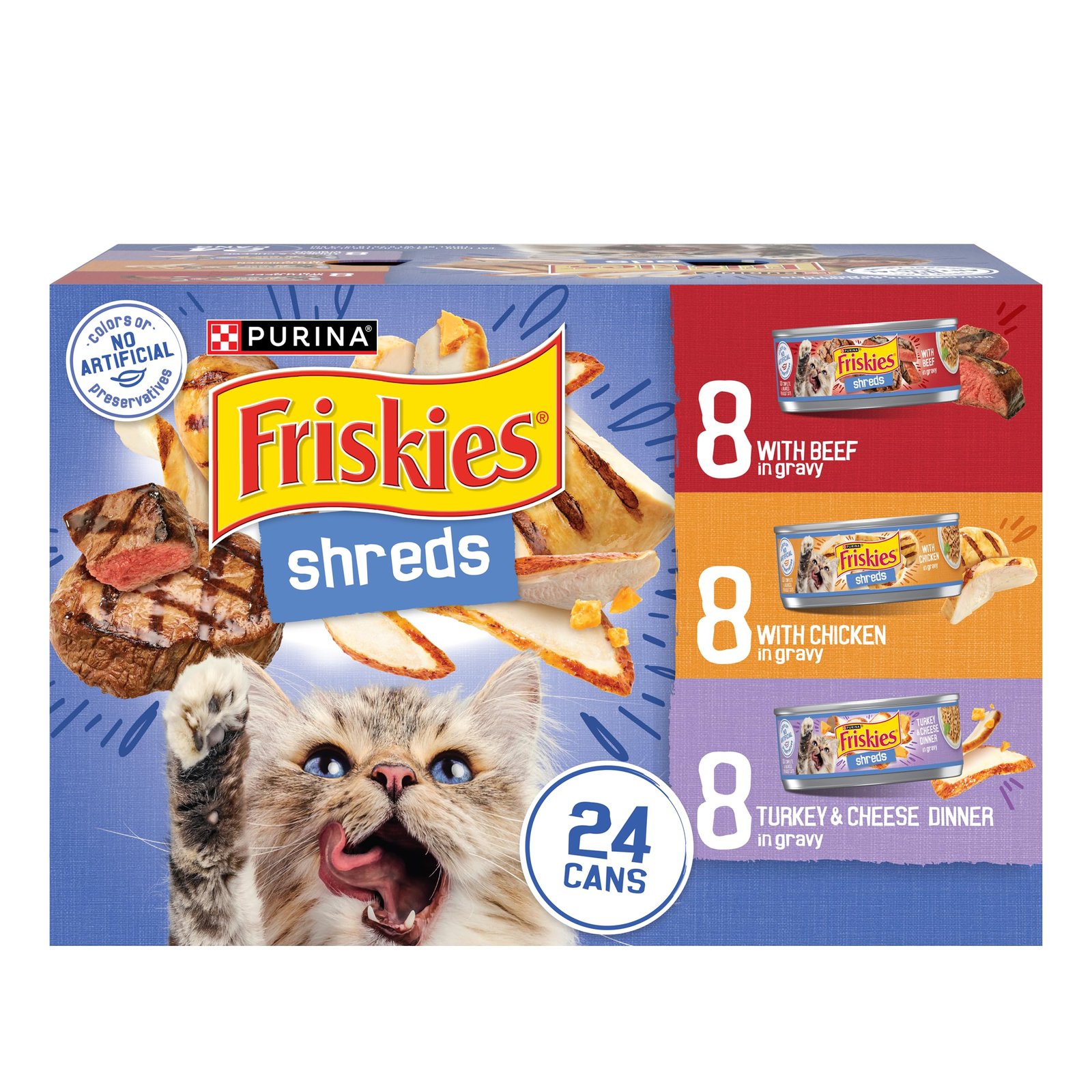 Purina Friskies Wet Cat Food Review: Tasty Variety Pack with Gravy & Real Meat