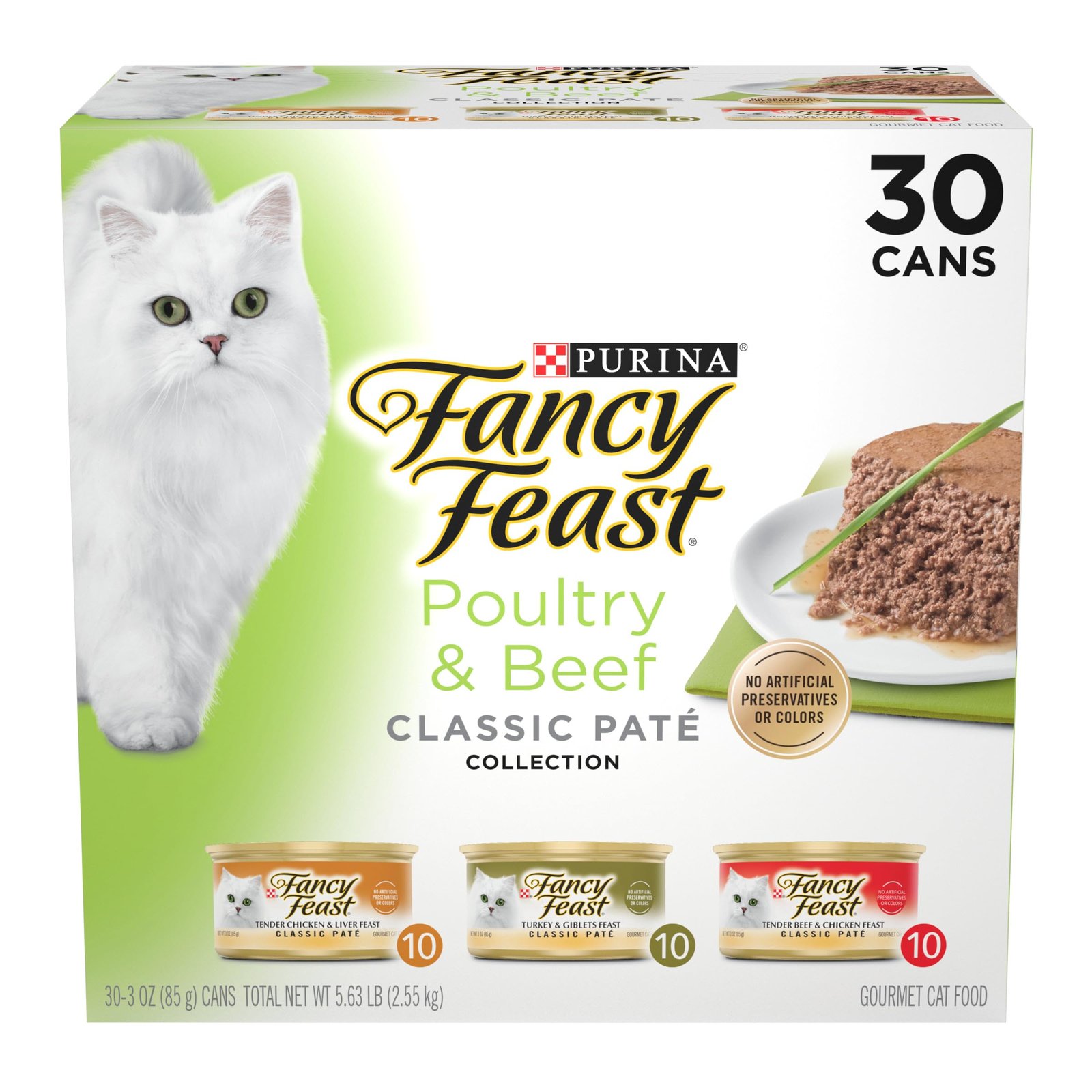Fancy Feast Poultry and Beef Feast Classic Pate Collection Review: Grain-Free We