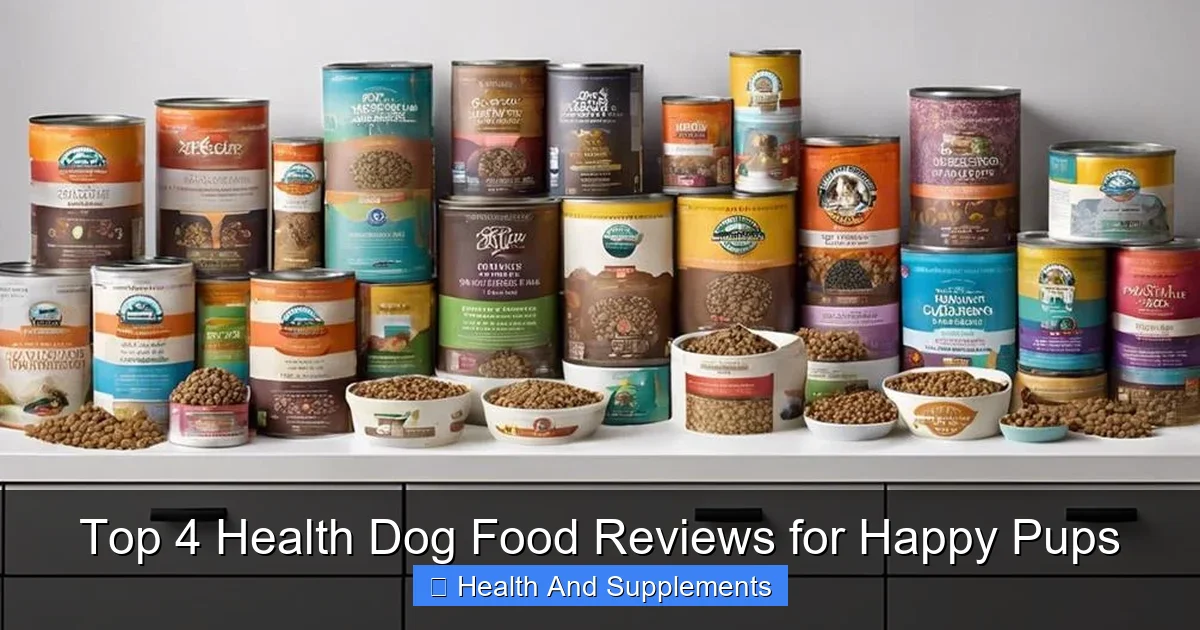 Top 4 Health Dog Food Reviews for Happy Pups