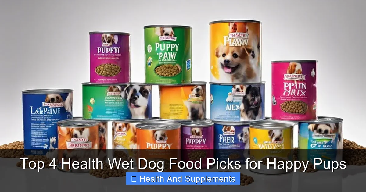 Top 4 Health Wet Dog Food Picks for Happy Pups