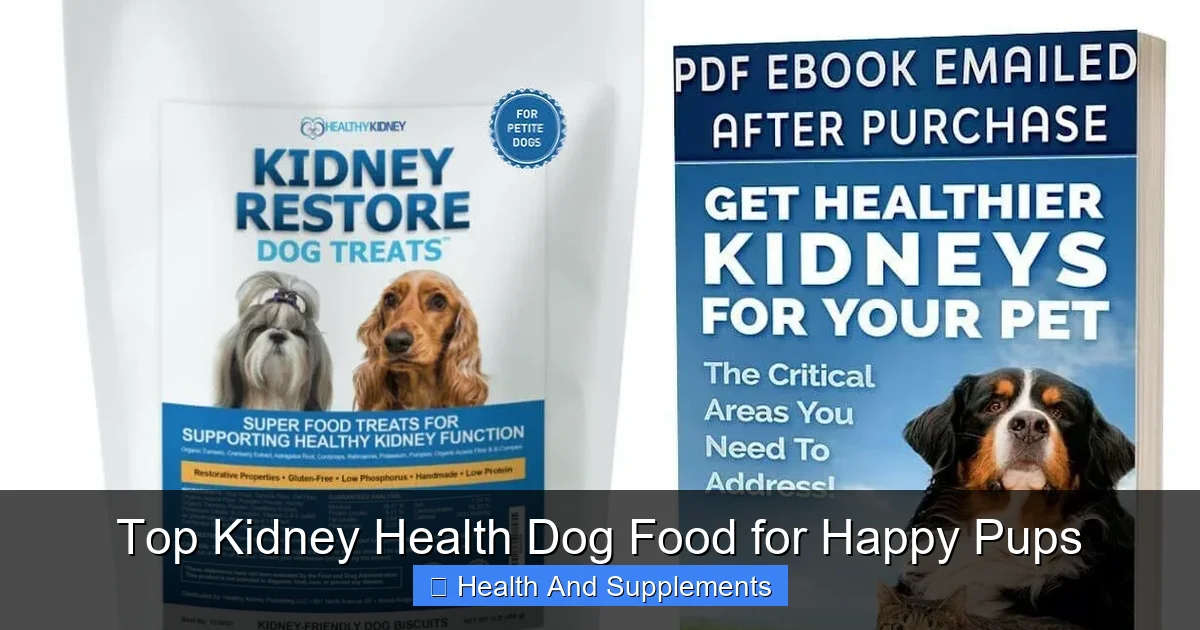 Top Kidney Health Dog Food for Happy Pups