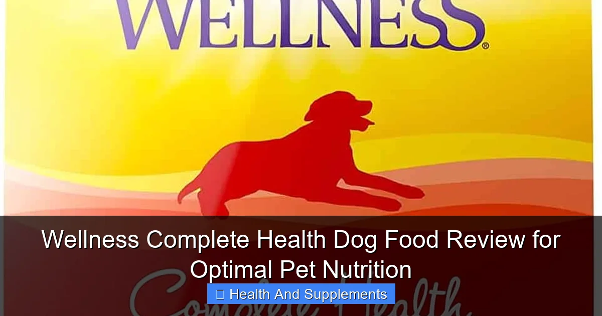 Wellness Complete Health Dog Food Review for Optimal Pet Nutrition
