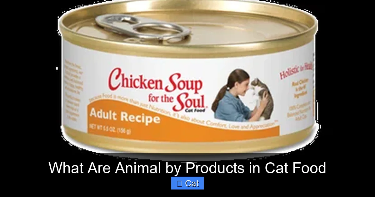 What Are Animal by Products in Cat Food