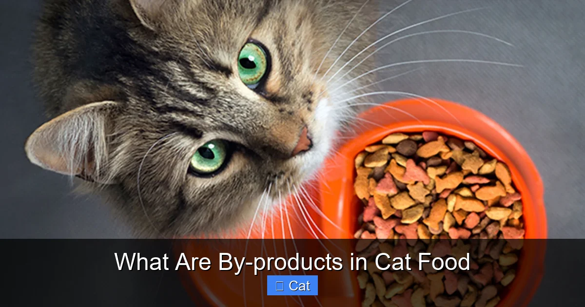 What Are By-products in Cat Food