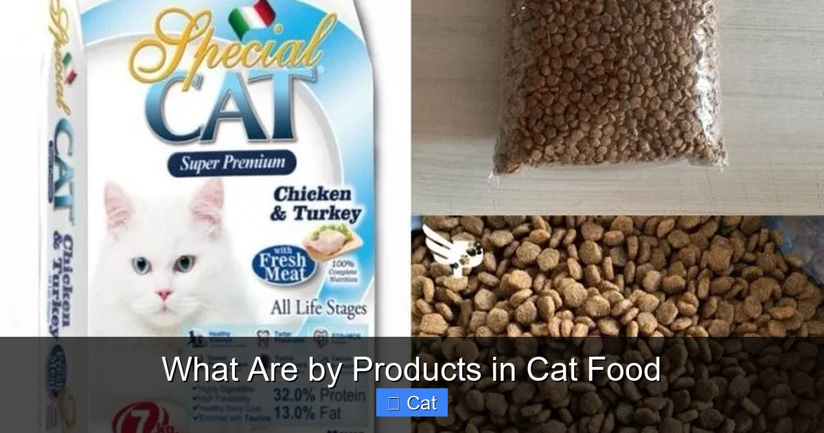 What Are by Products in Cat Food