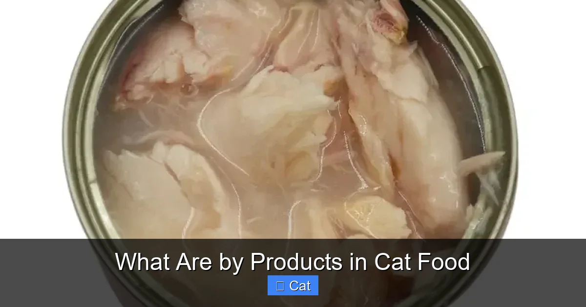 What Are by Products in Cat Food