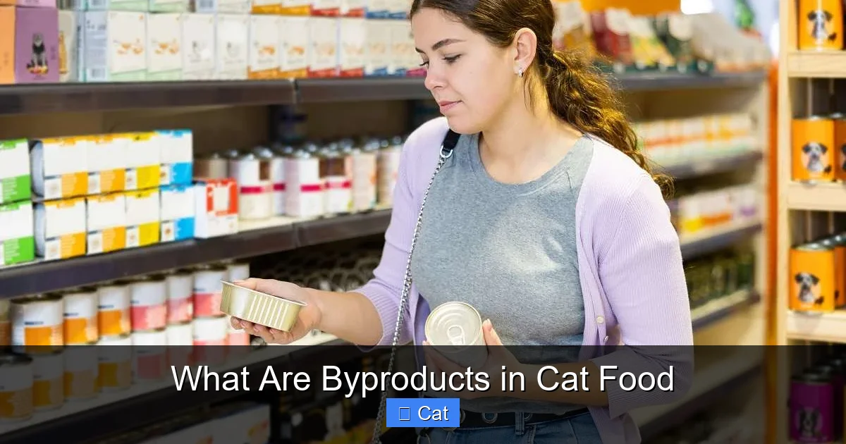 What Are Byproducts in Cat Food