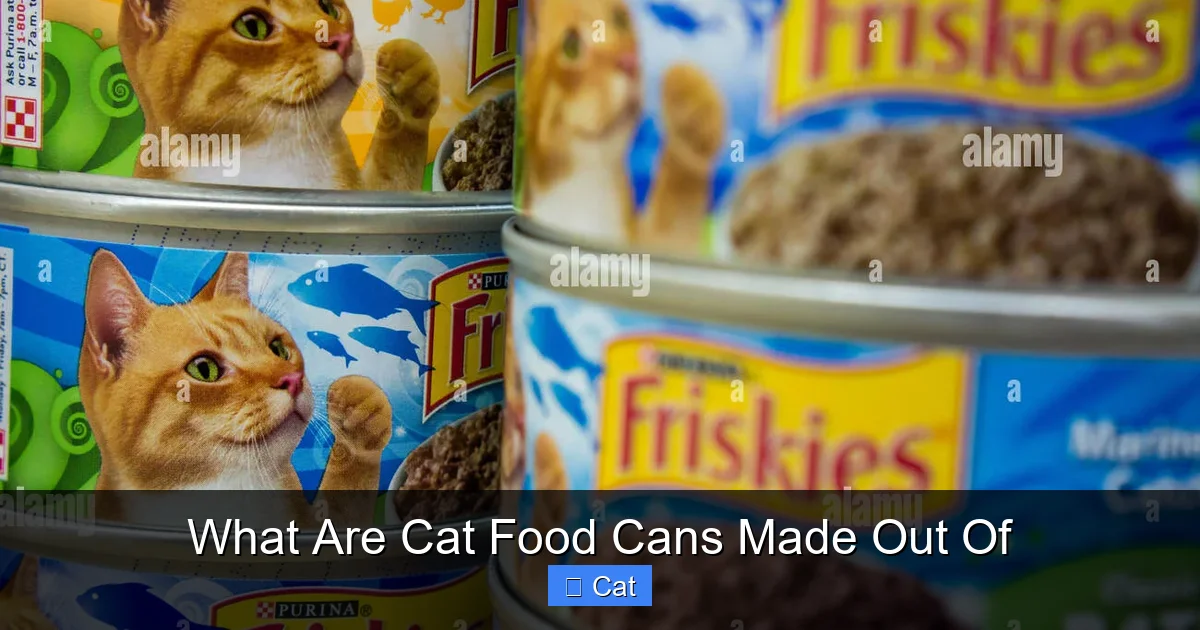What Are Cat Food Cans Made Out Of