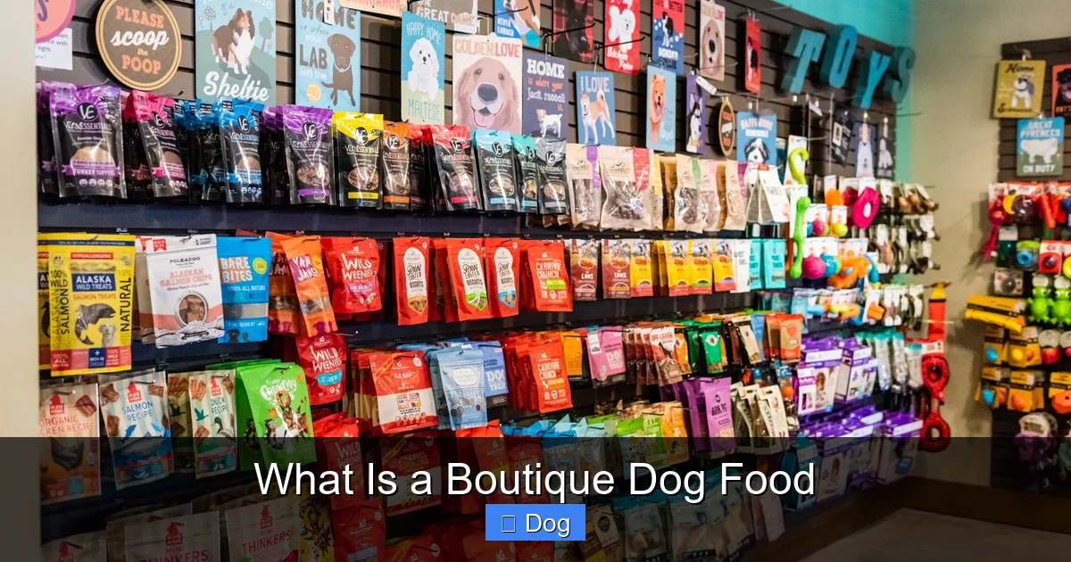 What Is a Boutique Dog Food