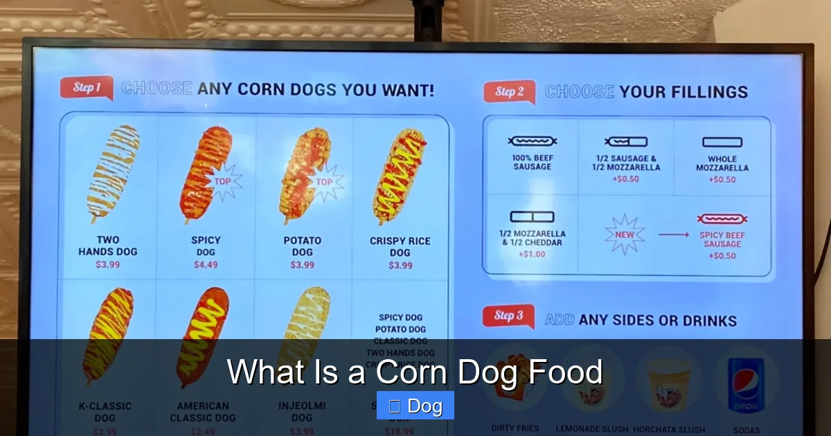 What Is a Corn Dog Food